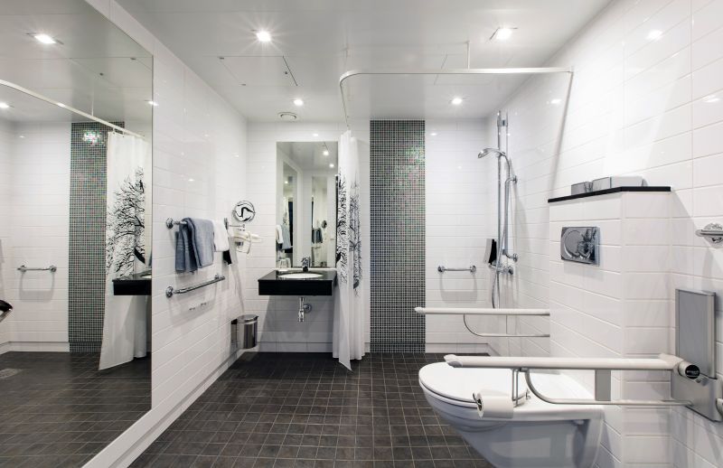 Shower with Built-in Seating and Niche Storage